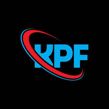 KPF logo. KPF letter. KPF letter logo design. Initials KPF logo linked with circle and uppercase monogram logo. KPF typography for technology, business and real estate brand.
