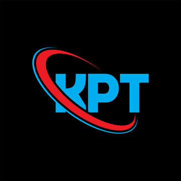 KPT logo. KPT letter. KPT letter logo design. Initials KPT logo linked with circle and uppercase monogram logo. KPT typography for technology, business and real estate brand.