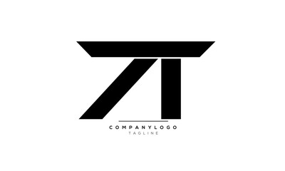 Alphabet letters Initials Monogram logo TT, TT INITIAL, TT letter