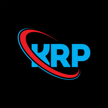 KRP logo. KRP letter. KRP letter logo design. Initials KRP logo linked with circle and uppercase monogram logo. KRP typography for technology, business and real estate brand.
