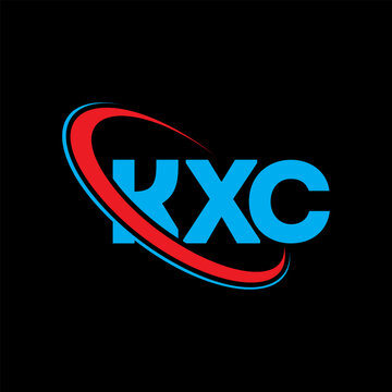 KXC logo. KXC letter. KXC letter logo design. Initials KXC logo linked with circle and uppercase monogram logo. KXC typography for technology, business and real estate brand.