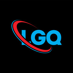LGQ logo. LGQ letter. LGQ letter logo design. Initials LGQ logo linked with circle and uppercase monogram logo. LGQ typography for technology, business and real estate brand.