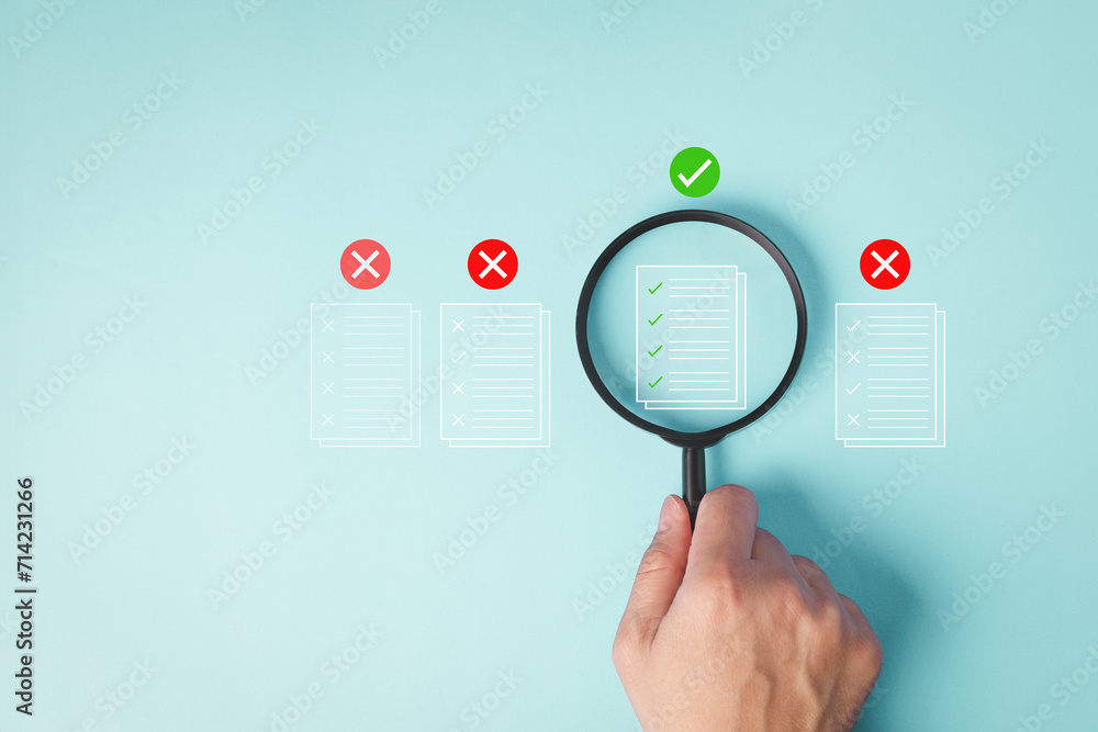 Poster quality assurance and checklist document inspecting marketing planning assignment with quality manag