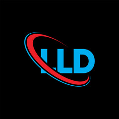 LLD logo. LLD letter. LLD letter logo design. Initials LLD logo linked with circle and uppercase monogram logo. LLD typography for technology, business and real estate brand.