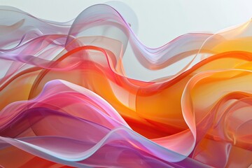 Gradient frosted glass effect virtual background