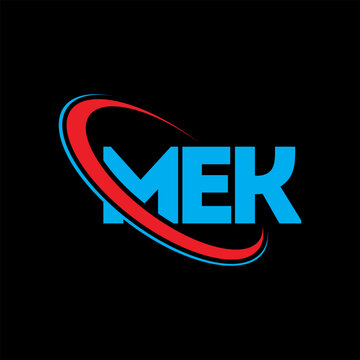 MEK logo. MEK letter. MEK letter logo design. Initials MEK logo linked with circle and uppercase monogram logo. MEK typography for technology, business and real estate brand.