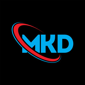 MKD logo. MKD letter. MKD letter logo design. Initials MKD logo linked with circle and uppercase monogram logo. MKD typography for technology, business and real estate brand.