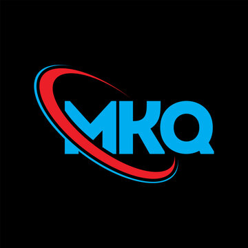 MKQ logo. MKQ letter. MKQ letter logo design. Initials MKQ logo linked with circle and uppercase monogram logo. MKQ typography for technology, business and real estate brand.