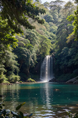 Cachoeira na Floresta