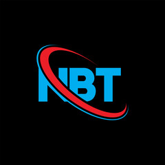 NBT logo. NBT letter. NBT letter logo design. Intitials NBT logo linked with circle and uppercase monogram logo. NBT typography for technology, business and real estate brand.