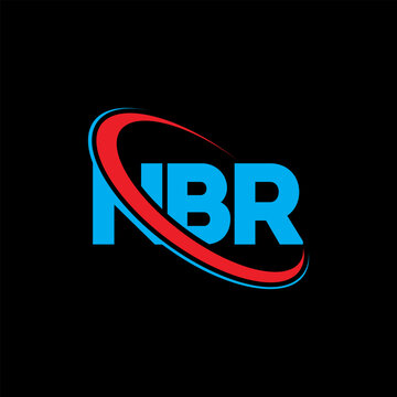 NBR logo. NBR letter. NBR letter logo design. Intitials NBR logo linked with circle and uppercase monogram logo. NBR typography for technology, business and real estate brand.