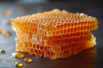 honeycomb with honey