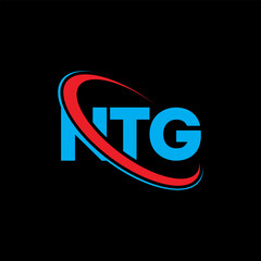 NTG logo. NTG letter. NTG letter logo design. Initials NTG logo linked with circle and uppercase monogram logo. NTG typography for technology, business and real estate brand.