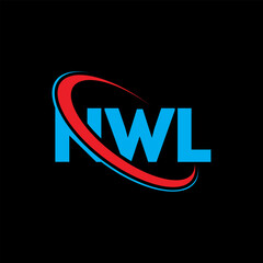 NWL logo. NWL letter. NWL letter logo design. Initials NWL logo linked with circle and uppercase monogram logo. NWL typography for technology, business and real estate brand.