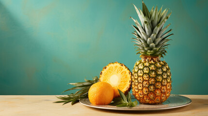 Pineapple on the table