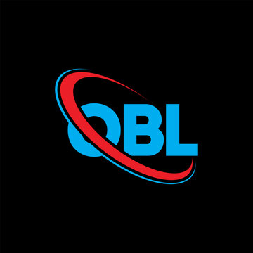 OBL logo. OBL letter. OBL letter logo design. Intitials OBL logo linked with circle and uppercase monogram logo. OBL typography for technology, business and real estate brand.