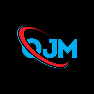 OJM logo. OJM letter. OJM letter logo design. Initials OJM logo linked with circle and uppercase monogram logo. OJM typography for technology, business and real estate brand.