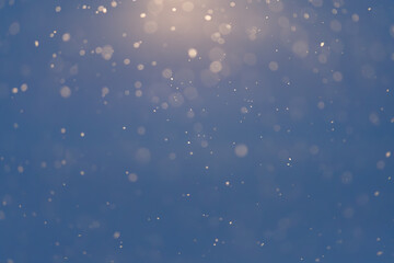 snow falling from the sky