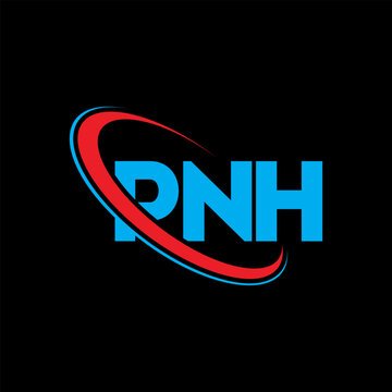 PNH logo. PNH letter. PNH letter logo design. Initials PNH logo linked with circle and uppercase monogram logo. PNH typography for technology, business and real estate brand.