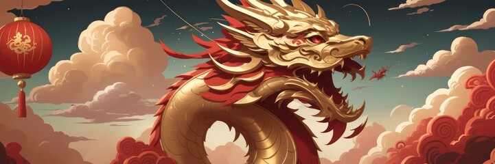 chinese new year, chinese style dragon statue, iconic dragon, wallpaper dragon, red dragon, dragon wood, ilstration dragon, sio naga, imlek tahun baru