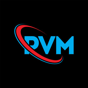 PVM logo. PVM letter. PVM letter logo design. Initials PVM logo linked with circle and uppercase monogram logo. PVM typography for technology, business and real estate brand.