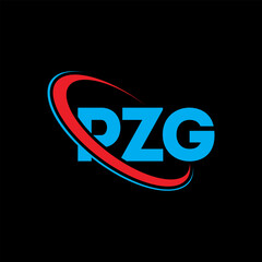 PZG logo. PZG letter. PZG letter logo design. Initials PZG logo linked with circle and uppercase monogram logo. PZG typography for technology, business and real estate brand.