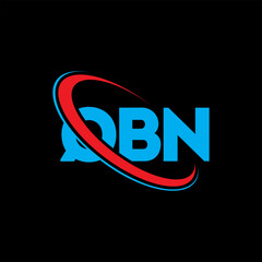 QBN logo. QBN letter. QBN letter logo design. Intitials QBN logo linked with circle and uppercase monogram logo. QBN typography for technology, business and real estate brand.