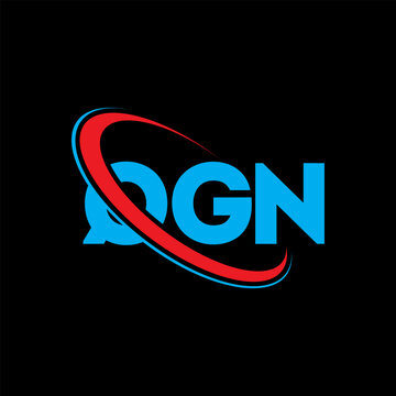QGN logo. QGN letter. QGN letter logo design. Initials QGN logo linked with circle and uppercase monogram logo. QGN typography for technology, business and real estate brand.