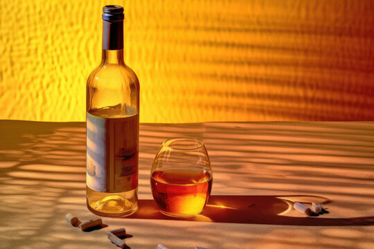 Representative image of alcohol addiction
