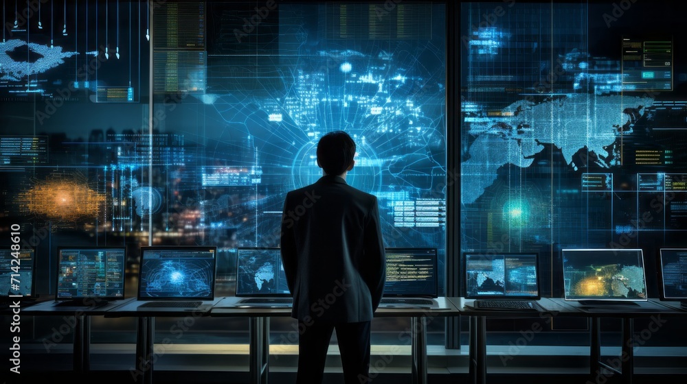 Poster comprehensive financial data analytics dashboard for analysts and professionals