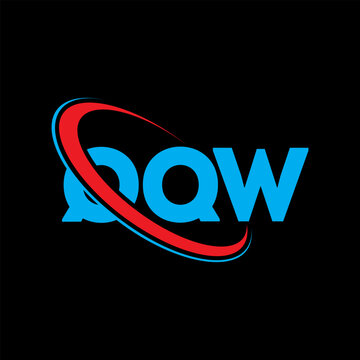 QQW logo. QQW letter. QQW letter logo design. Initials QQW logo linked with circle and uppercase monogram logo. QQW typography for technology, business and real estate brand.