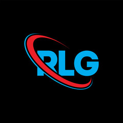RLG logo. RLG letter. RLG letter logo design. Initials RLG logo linked with circle and uppercase monogram logo. RLG typography for technology, business and real estate brand.