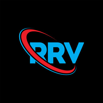 RRV logo. RRV letter. RRV letter logo design. Initials RRV logo linked with circle and uppercase monogram logo. RRV typography for technology, business and real estate brand.
