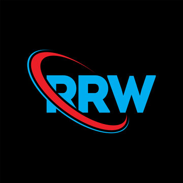 RRW logo. RRW letter. RRW letter logo design. Initials RRW logo linked with circle and uppercase monogram logo. RRW typography for technology, business and real estate brand.
