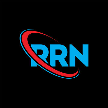 RRN logo. RRN letter. RRN letter logo design. Initials RRN logo linked with circle and uppercase monogram logo. RRN typography for technology, business and real estate brand.