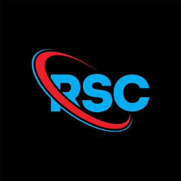 RSC logo. RSC letter. RSC letter logo design. Initials RSC logo linked with circle and uppercase monogram logo. RSC typography for technology, business and real estate brand.