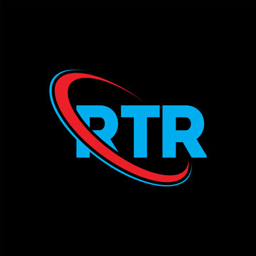 RTR logo. RTR letter. RTR letter logo design. Initials RTR logo linked with circle and uppercase monogram logo. RTR typography for technology, business and real estate brand.