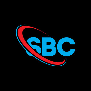 SBC logo. SBC letter. SBC letter logo design. Intitials SBC logo linked with circle and uppercase monogram logo. SBC typography for technology, business and real estate brand.