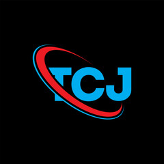 TCJ logo. TCJ letter. TCJ letter logo design. Intitials TCJ logo linked with circle and uppercase monogram logo. TCJ typography for technology, business and real estate brand.