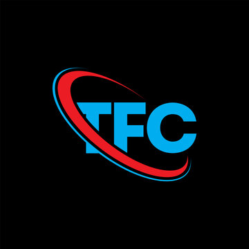 TFC logo. TFC letter. TFC letter logo design. Initials TFC logo linked with circle and uppercase monogram logo. TFC typography for technology, business and real estate brand.