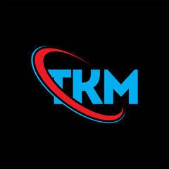 TKM logo. TKM letter. TKM letter logo design. Initials TKM logo linked with circle and uppercase monogram logo. TKM typography for technology, business and real estate brand.