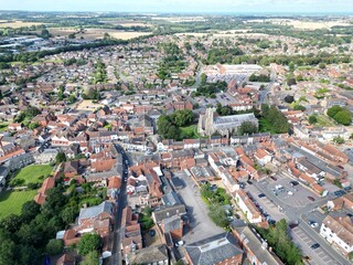  . North Walsham Norfolk UK drone,aerial high angle