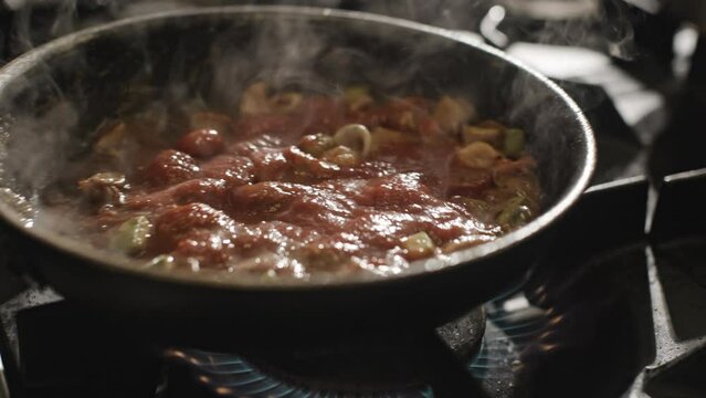 Cooking Beef Stew in a Pot on the Stove: Slow Simmering for Optimal Flavor