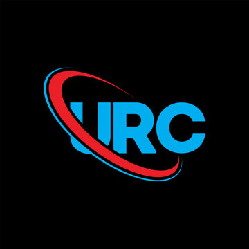URC logo. URC letter. URC letter logo design. Initials URC logo linked with circle and uppercase monogram logo. URC typography for technology, business and real estate brand.