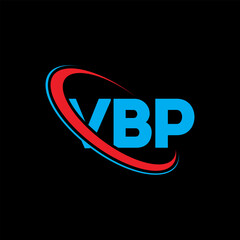 VBP logo. VBP letter. VBP letter logo design. Intitials VBP logo linked with circle and uppercase monogram logo. VBP typography for technology, business and real estate brand.