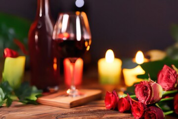 Romantic Dinner for Valentine's Day, Anniversary, and Wedding Day
