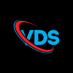 VDS logo. VDS letter. VDS letter logo design. Initials VDS logo linked with circle and uppercase monogram logo. VDS typography for technology, business and real estate brand.