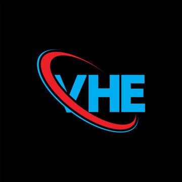 VHE logo. VHE letter. VHE letter logo design. Initials VHE logo linked with circle and uppercase monogram logo. VHE typography for technology, business and real estate brand.
