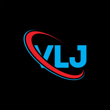 VLJ logo. VLJ letter. VLJ letter logo design. Initials VLJ logo linked with circle and uppercase monogram logo. VLJ typography for technology, business and real estate brand.