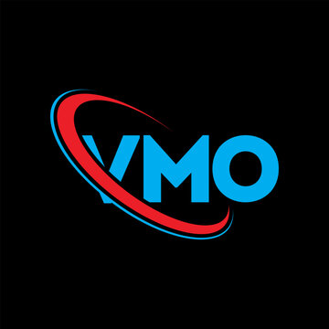 VMO logo. VMO letter. VMO letter logo design. Initials VMO logo linked with circle and uppercase monogram logo. VMO typography for technology, business and real estate brand.